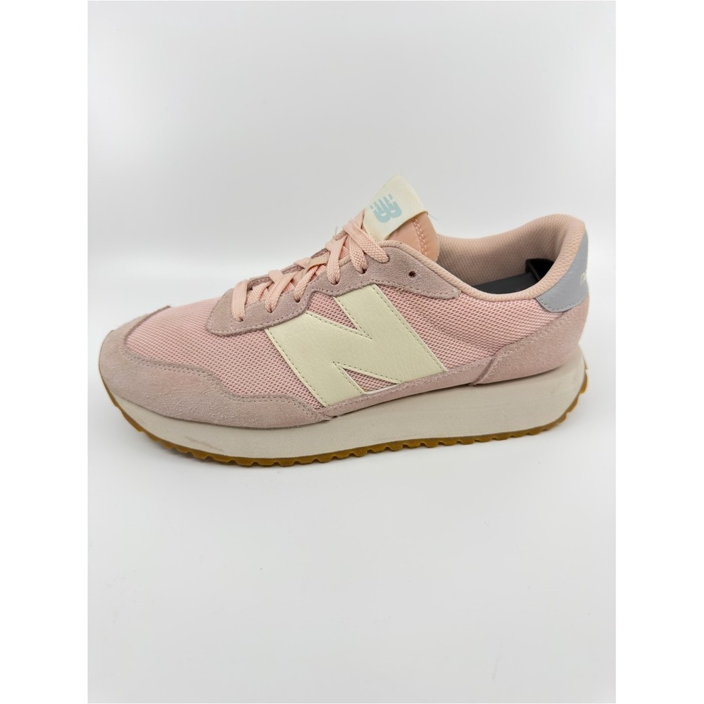 New Balance 237 Sneakers Women 8 Pink Good Retro Mesh Suede Low Top WS237V1 - Picture 4 of 10